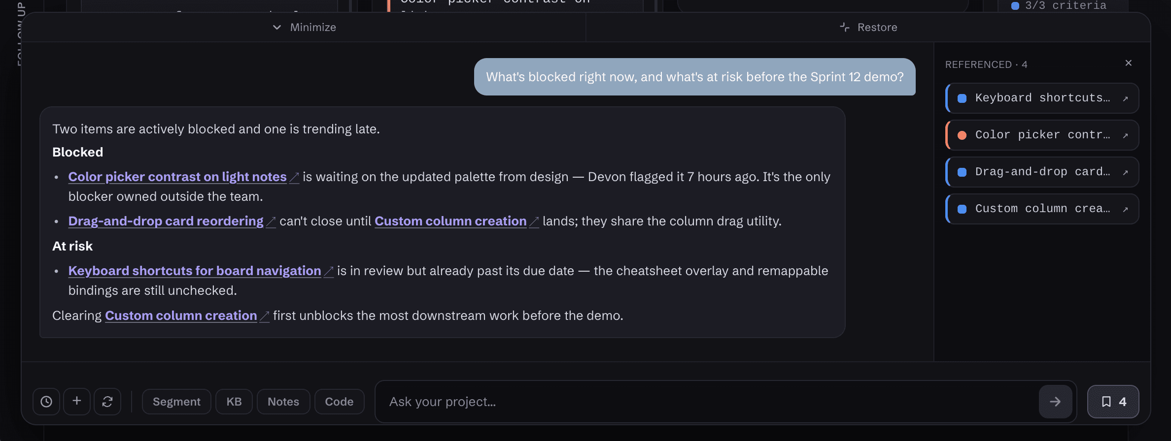 The Skallow AI assistant